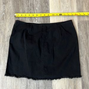 J. Crew Chino’s Black Skirt